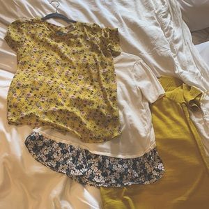 Set of 3 loft short sleeve work tops